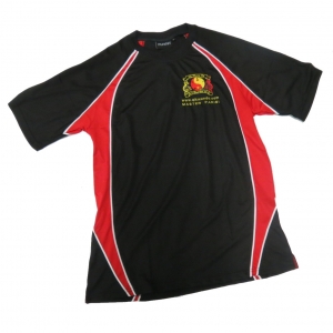 QKD BLACK-RED T-SHIRT