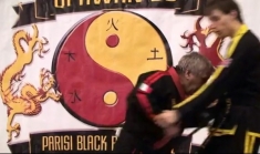 Defending when attacker grabs both wrists